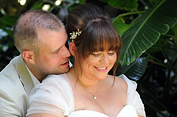 Nigel & Abi on their wedding day