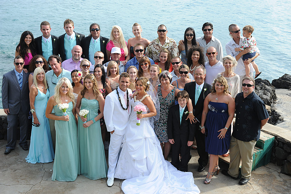 The wedding guests