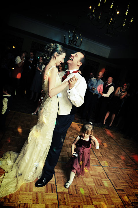 An intruder during the first dance