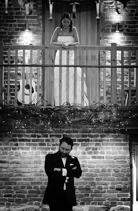 Clockwatching groom